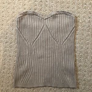 H&M NUDE TUBE TOP